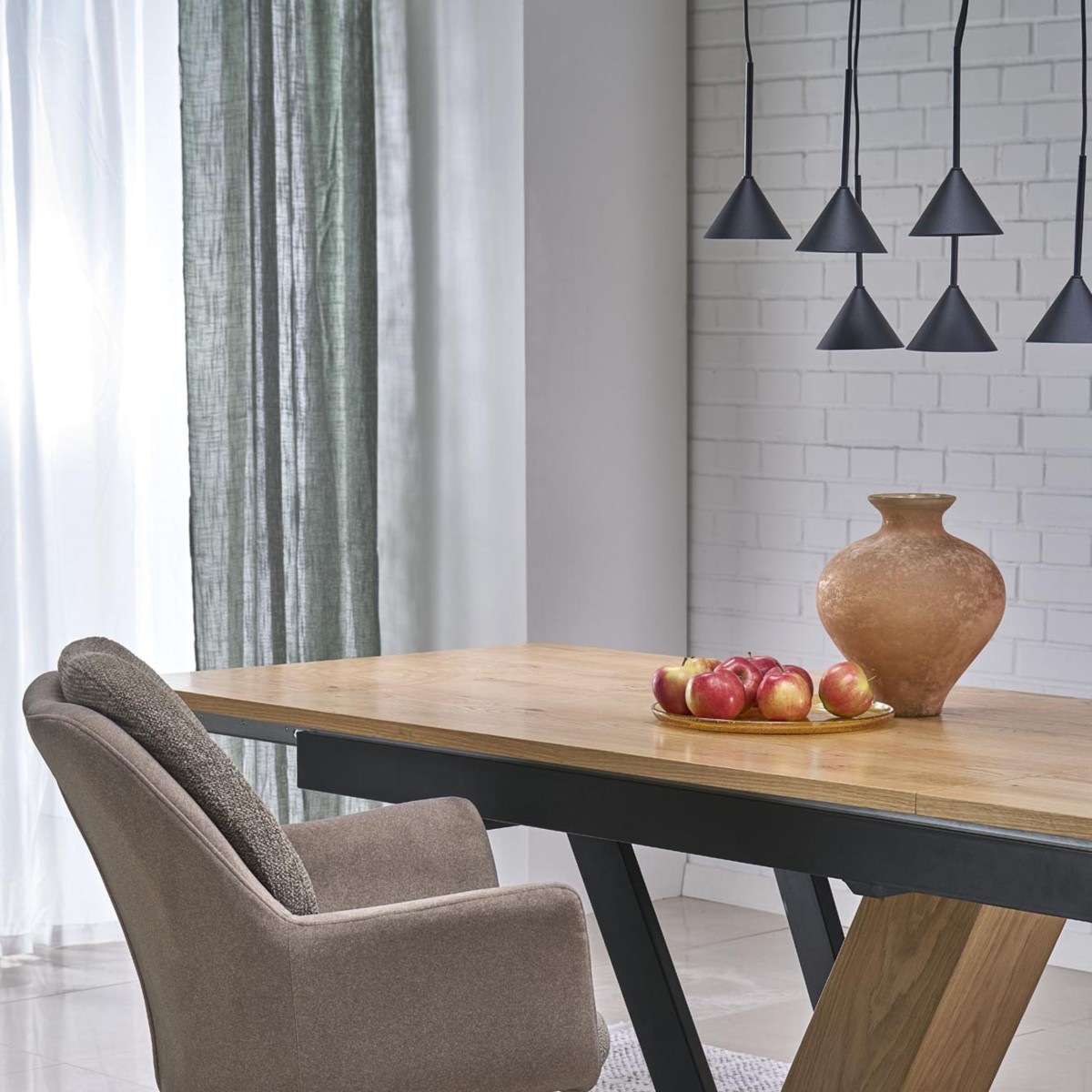 Lampa wisząca TK-Lighting CONO TKL10306  Lampa sufitowa kolor - czarny styl Nowoczesny  Loftowy