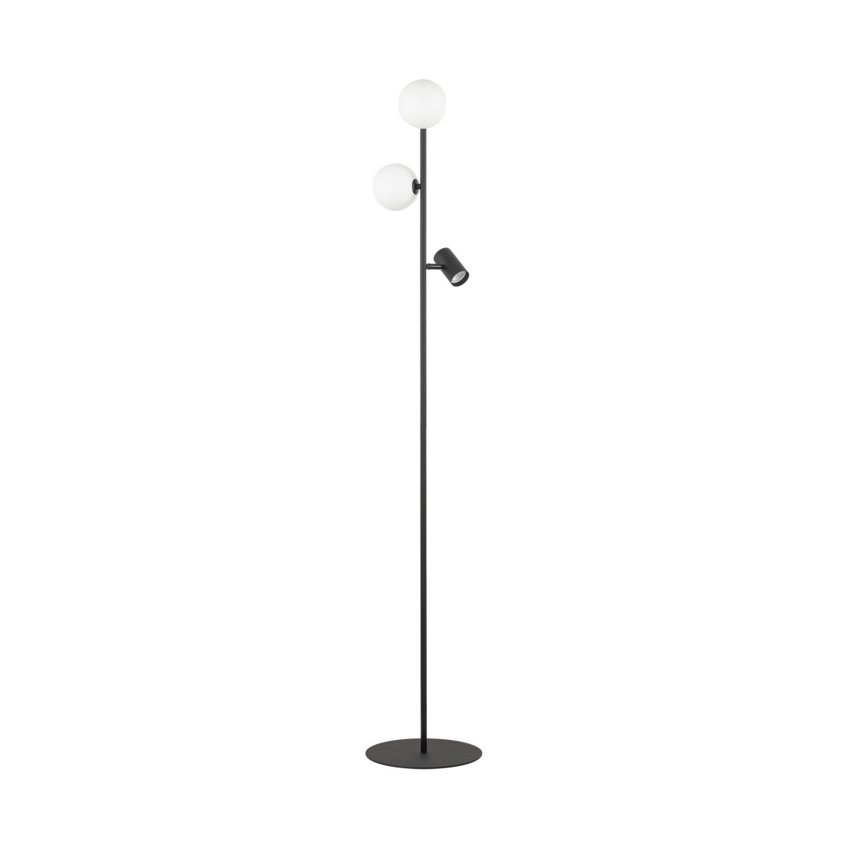 Lampa podłogowa TK-Lighting VOX TKL16063 kolor - czarny - biały styl Nowoczesny  Loftowy