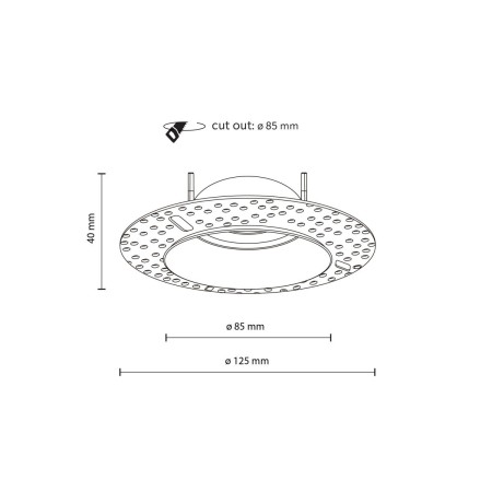 Lampa sufitowa TK-Lighting FIRA TKL10573 kolor - czarny styl Nowoczesny