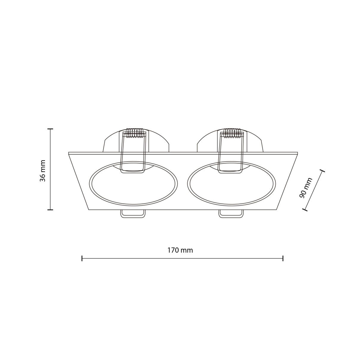 Lampa sufitowa TK-Lighting PRISMA TKL10580 kolor - biały - transparentny styl Nowoczesny
