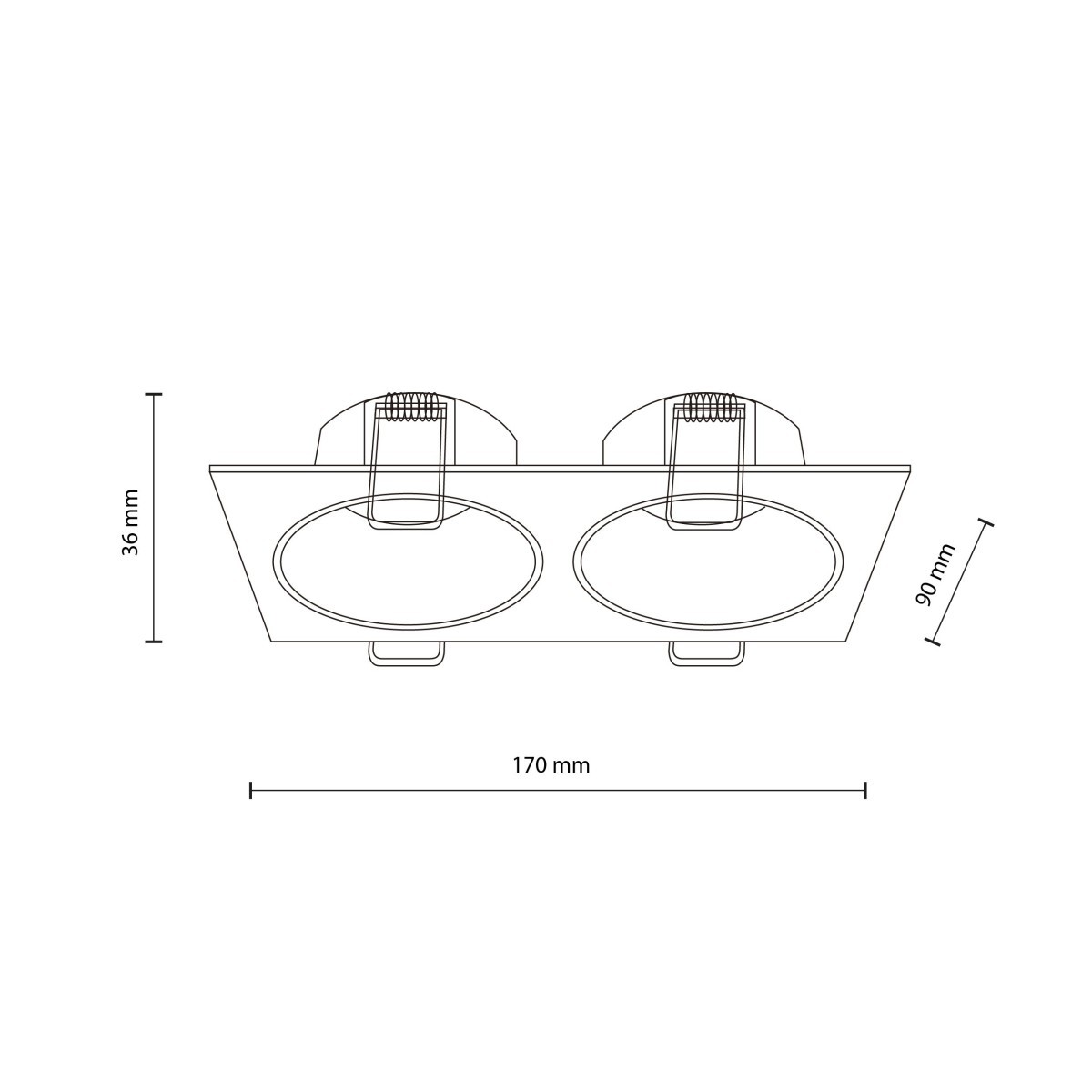 Lampa sufitowa TK-Lighting PRISMA TKL10580 kolor - biały - transparentny styl Nowoczesny