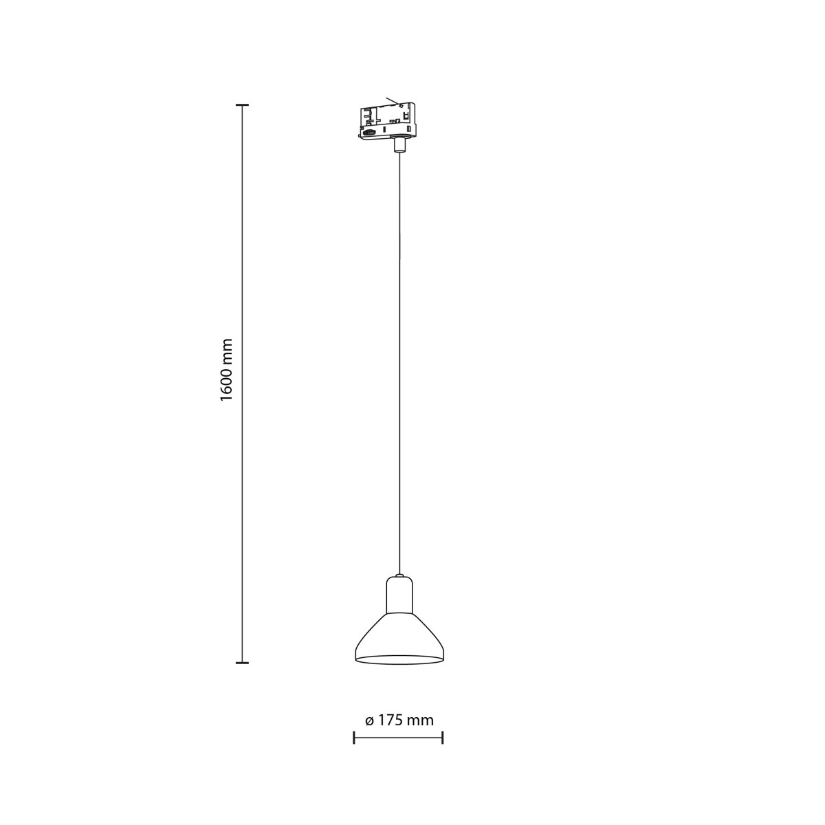 Systemy szynowe TK-Lighting TRACER TKL10681 kolor - czarny styl Nowoczesny