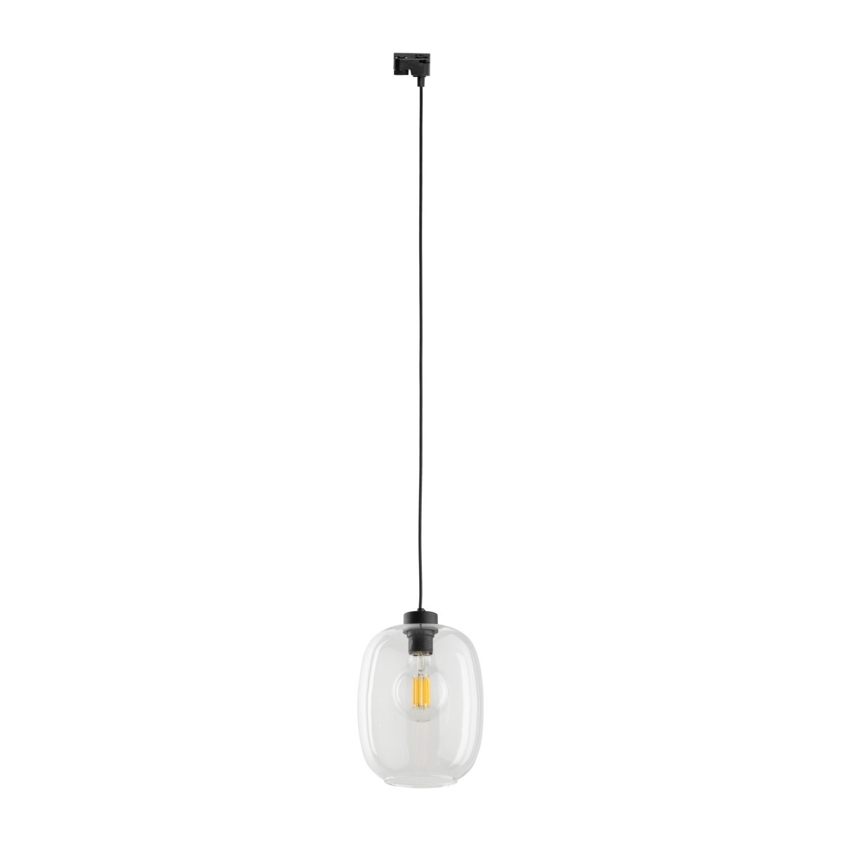 Systemy szynowe TK-Lighting TRACER TKL10662 kolor - czarny - transparentny styl Nowoczesny