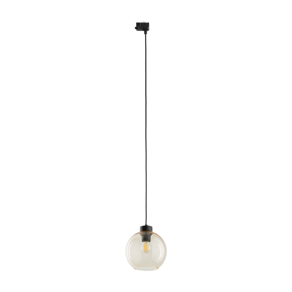 Lampa sufitowa TK-Lighting TRACER TKL10687 kolor - czarny - bursztynowy styl Nowoczesny