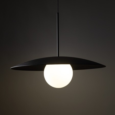 Lampa wisząca TK-Lighting SLATE TKL10637  Lampa sufitowa kolor - czarny - biały styl Glamour