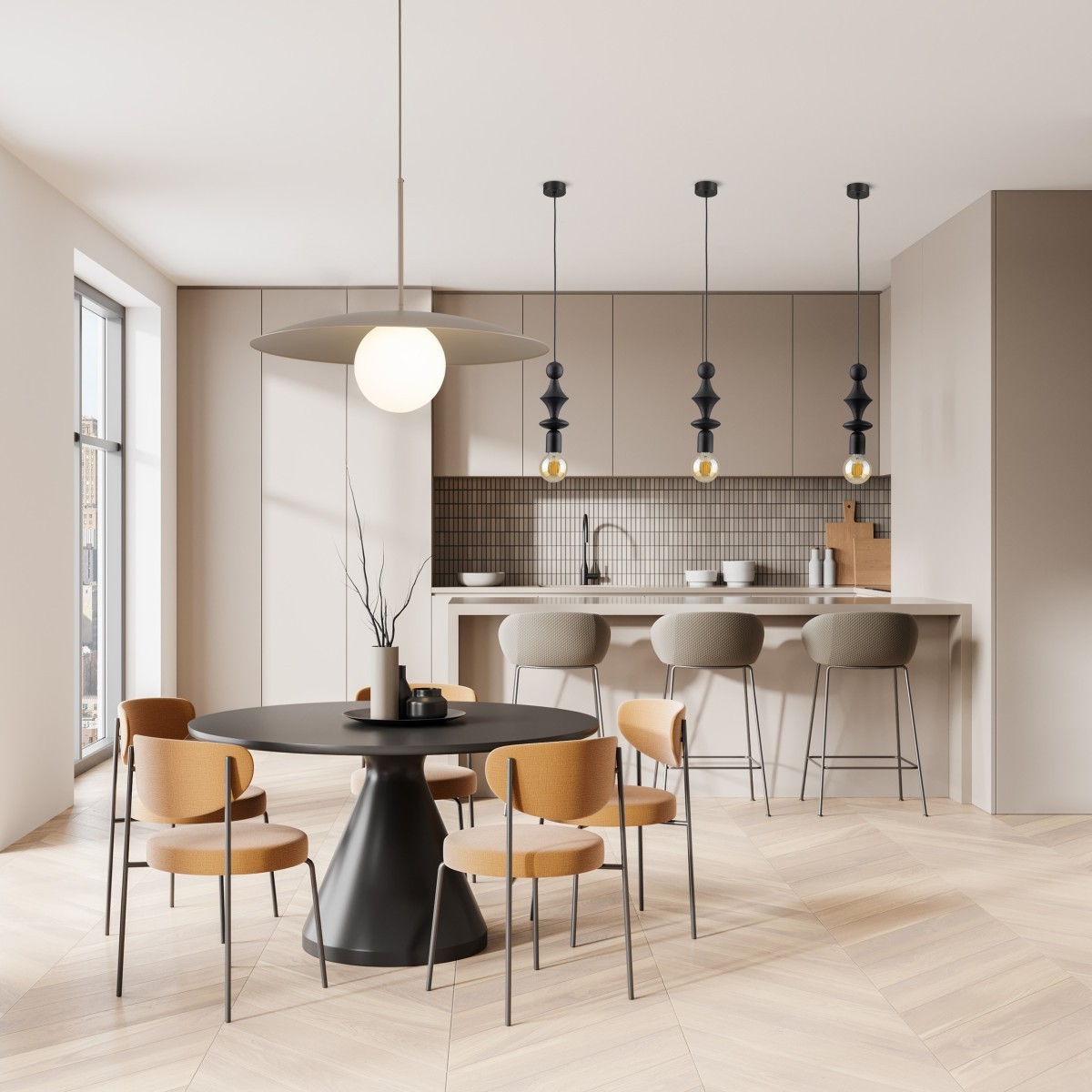 Lampa wisząca TK-Lighting SLATE TKL10910  Lampa sufitowa kolor - biały styl Glamour