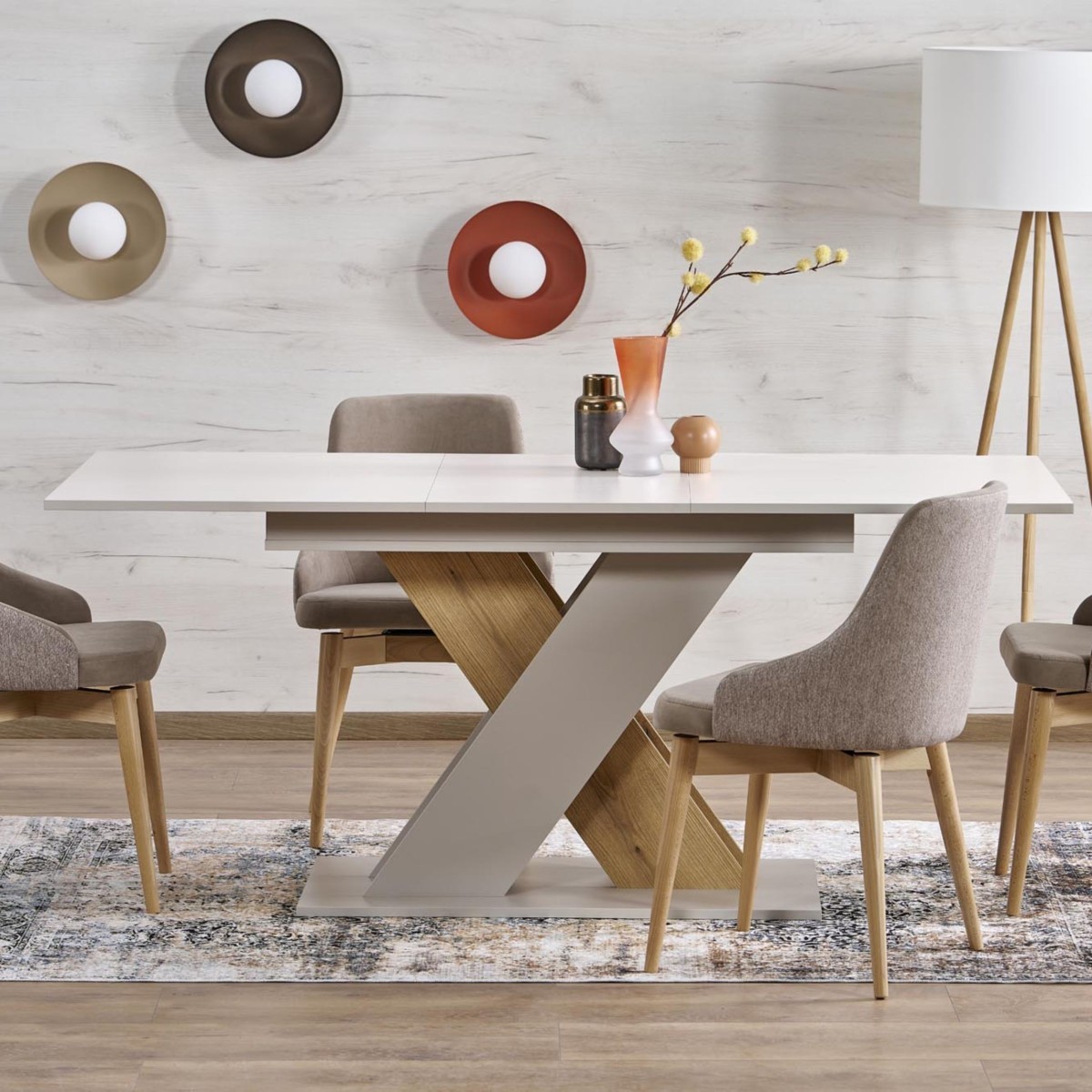 Lampa sufitowa TK-Lighting SLATE TKL10937  Lampa ścienna kolor - biały styl Glamour