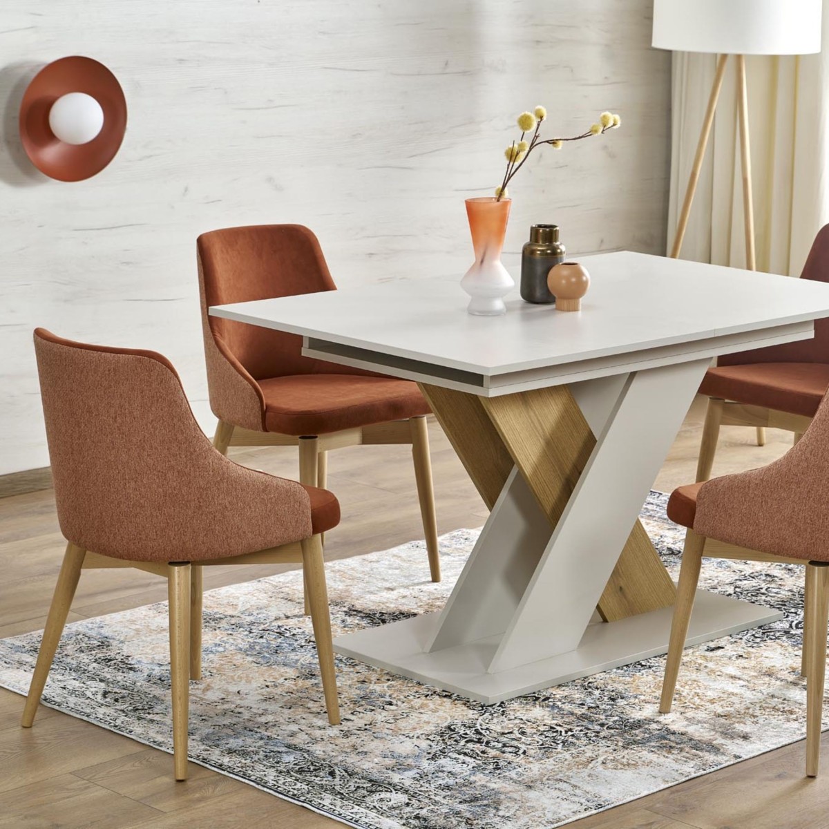 Lampa sufitowa TK-Lighting SLATE TKL10937  Lampa ścienna kolor - biały styl Glamour