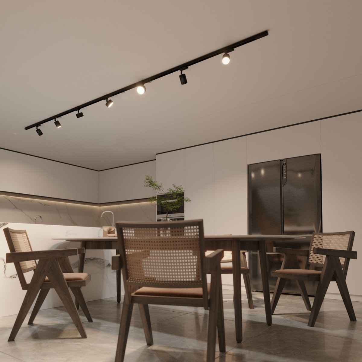 Systemy szynowe TK-Lighting TRACER TKL10440  Lampa sufitowa kolor - czarny styl Nowoczesny