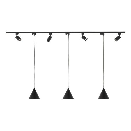 Systemy szynowe TK-Lighting TRACER TKL10599  Lampa sufitowa kolor - czarny styl Nowoczesny