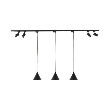 Systemy szynowe TK-Lighting TRACER TKL10608  Lampa sufitowa kolor - czarny styl Nowoczesny