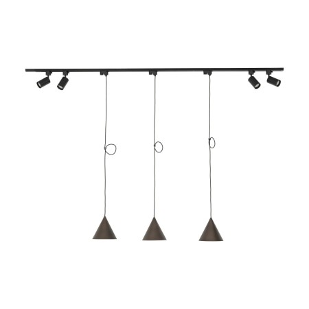 Systemy szynowe TK-Lighting TRACER TKL10609  Lampa sufitowa kolor - czarny - brązowy styl Nowoczesny