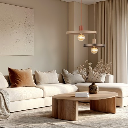 Lampa wisząca TK-Lighting SILA TKL10757  Lampa sufitowa kolor - Brązowy styl Loftowy