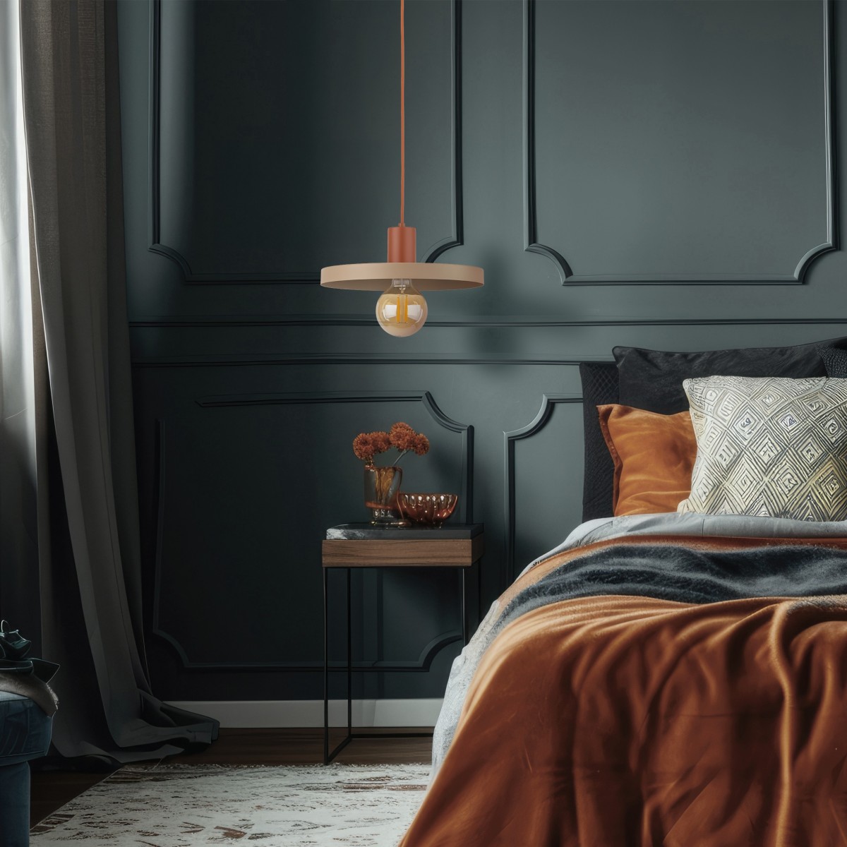 Lampa wisząca TK-Lighting SILA TKL10954  Lampa sufitowa kolor - sabia styl Loftowy