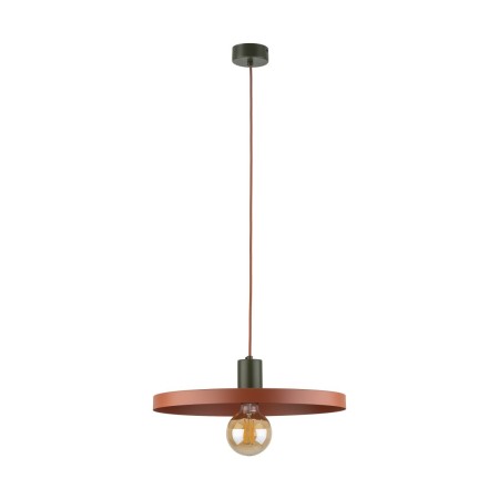 Lampa wisząca TK-Lighting SILA TKL10750 kolor - brązowy - ceglasty styl Loftowy