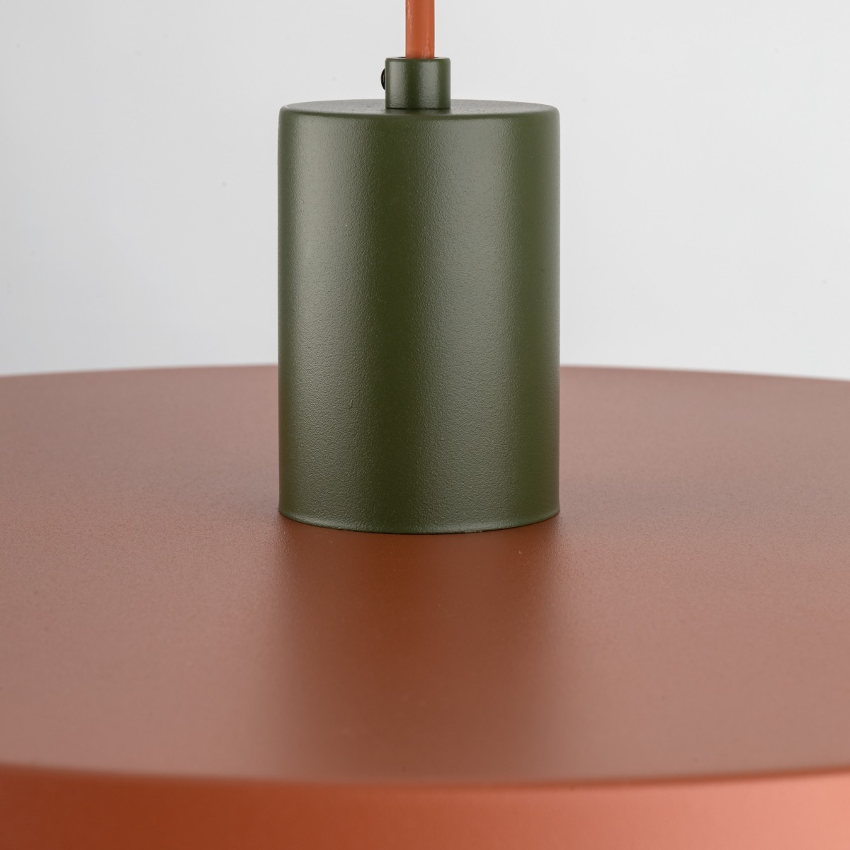 Lampa wisząca TK-Lighting SILA TKL10750 kolor - brązowy - ceglasty styl Loftowy