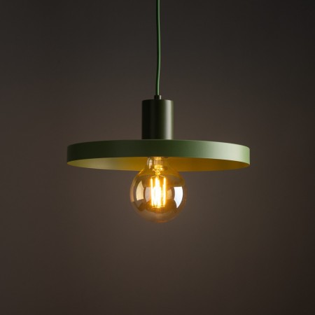 Lampa wisząca TK-Lighting SILA TKL10761  Lampa sufitowa kolor - zielony styl Loftowy
