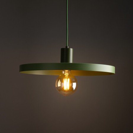 Lampa wisząca TK-Lighting SILA TKL10762  Lampa sufitowa kolor - zielony styl Loftowy