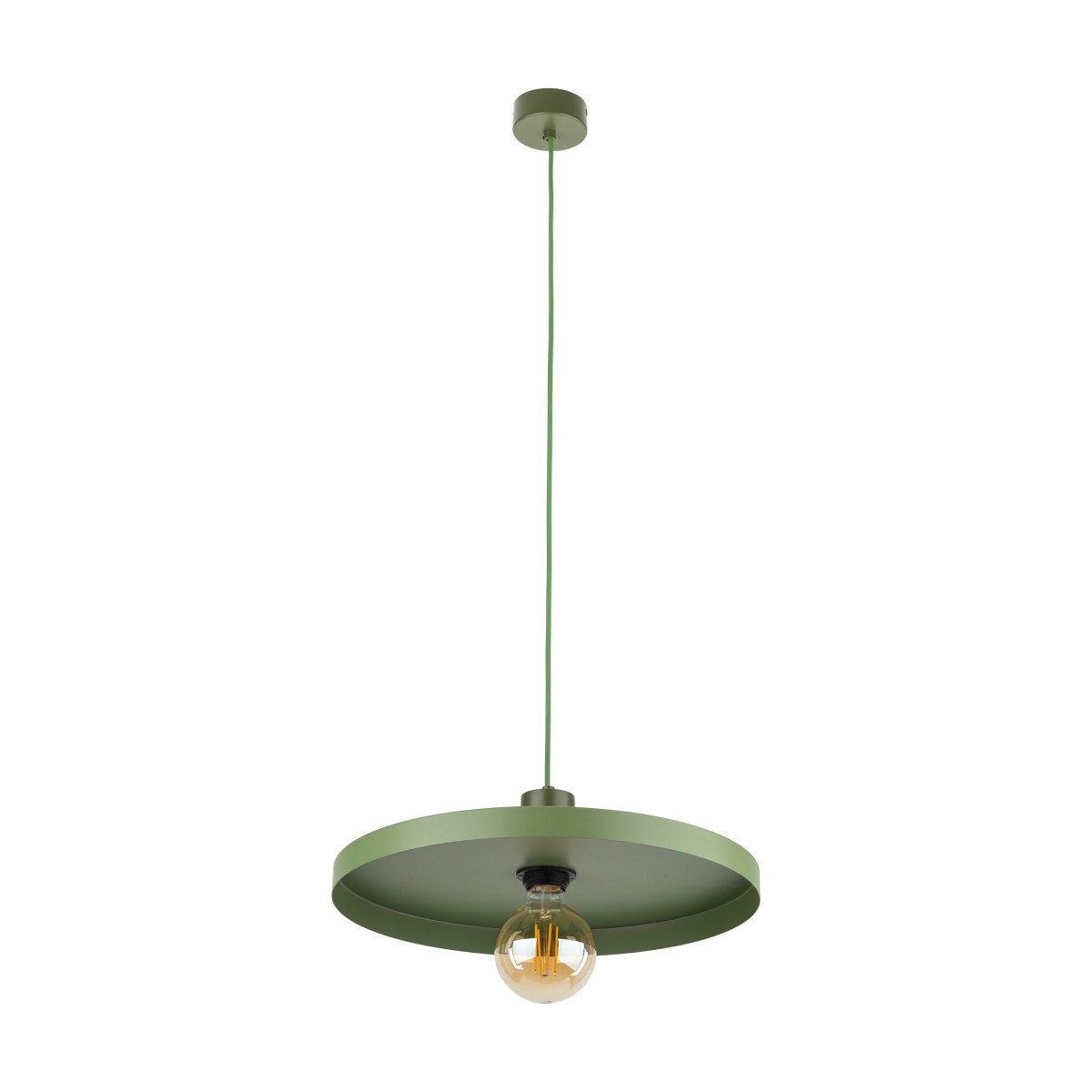 Lampa wisząca TK-Lighting SILA TKL10762  Lampa sufitowa kolor - zielony styl Loftowy