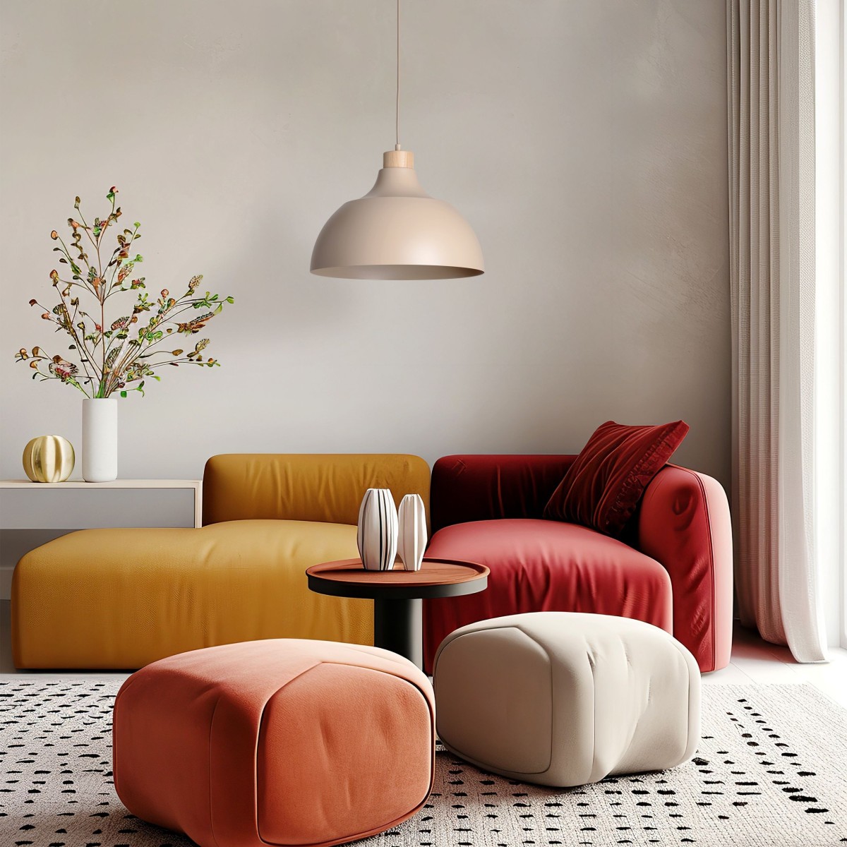 Lampa wisząca TK-Lighting CAP TKL10656 kolor - sabia styl Loftowy