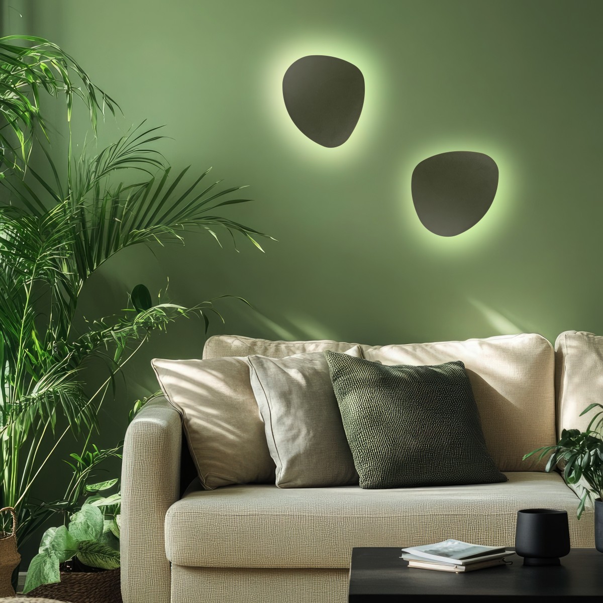 Kinkiet TK-Lighting STONE TKL10706 kolor - zielony styl Glamour