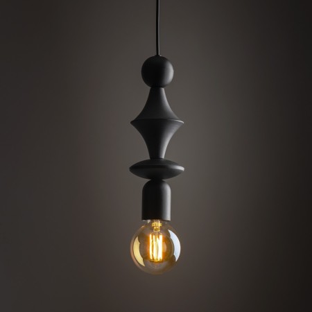Lampa wisząca TK-Lighting TOWER TKL10871  Lampa sufitowa kolor - czarny styl Glamour