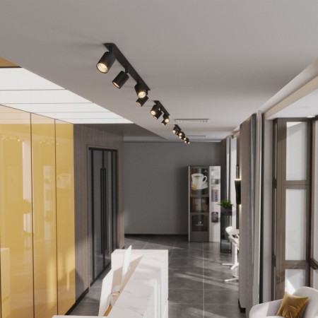 Lampa sufitowa TK-Lighting NEX TKL10801  Lampa ścienna kolor - czarny styl Nowoczesny