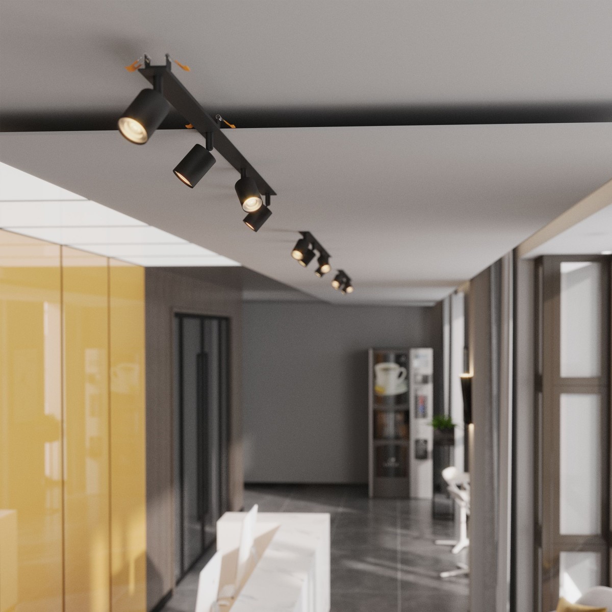 Lampa sufitowa TK-Lighting NEX TKL10801  Lampa ścienna kolor - czarny styl Nowoczesny