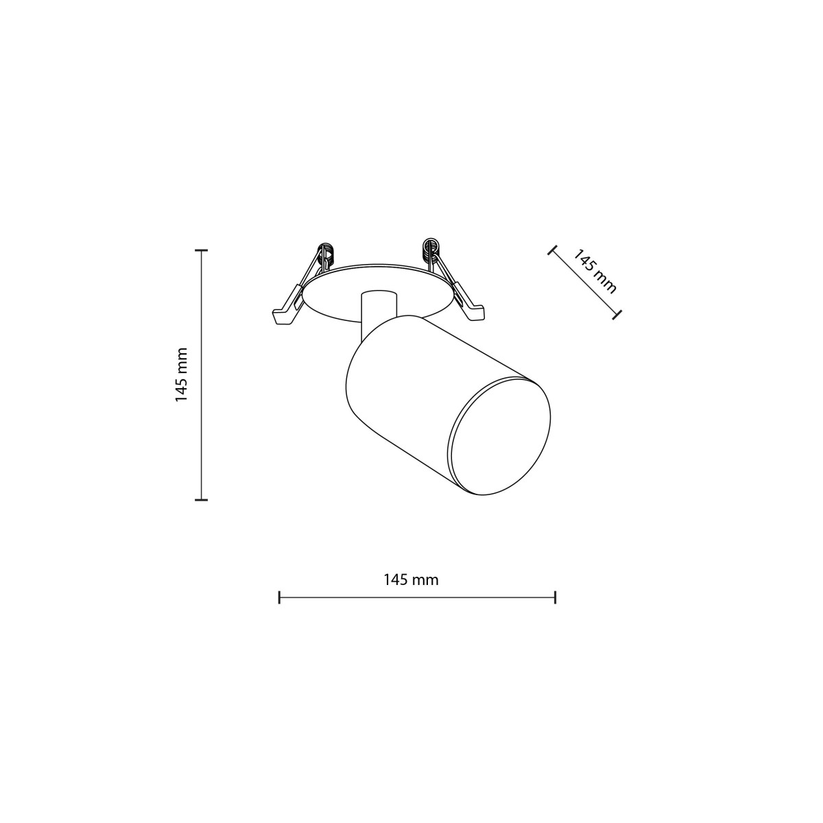 Lampa sufitowa TK-Lighting NEX TKL10802 kolor - biały styl Nowoczesny