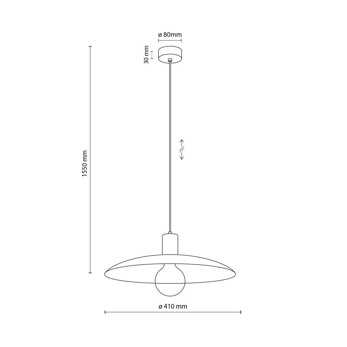Lampa wisząca TK-Lighting ASTRA TKL10964  Lampa sufitowa kolor - brązowy styl Loftowy