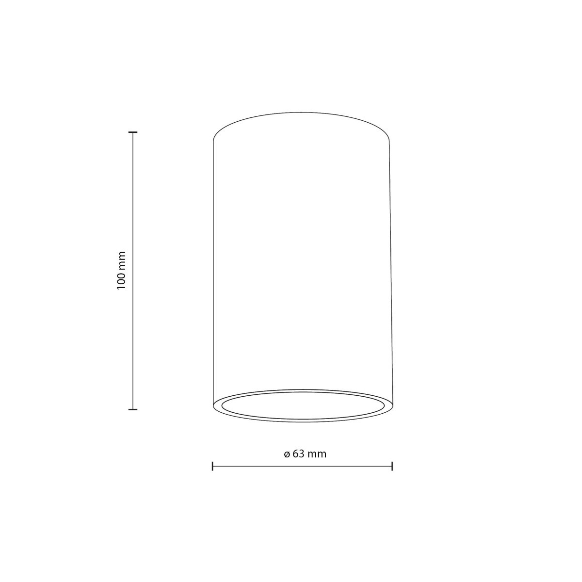 Lampa sufitowa TK-Lighting FLARE TKL10583 kolor - czarny - biały styl Nowoczesny