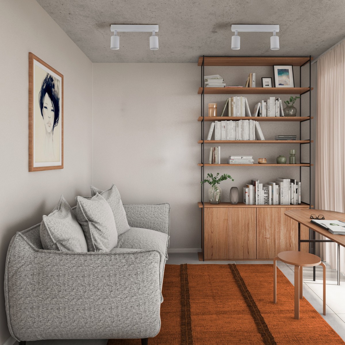 Lampa sufitowa TK-Lighting NEX TKL10787  Lampa ścienna kolor - biały styl Nowoczesny