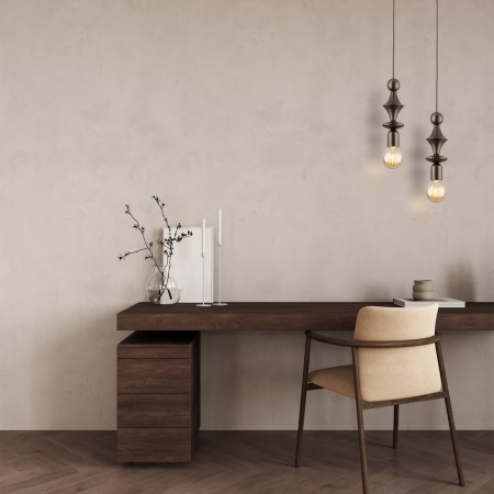 Lampa wisząca TK-Lighting TOWER TKL10703 kolor - brązowy styl Glamour