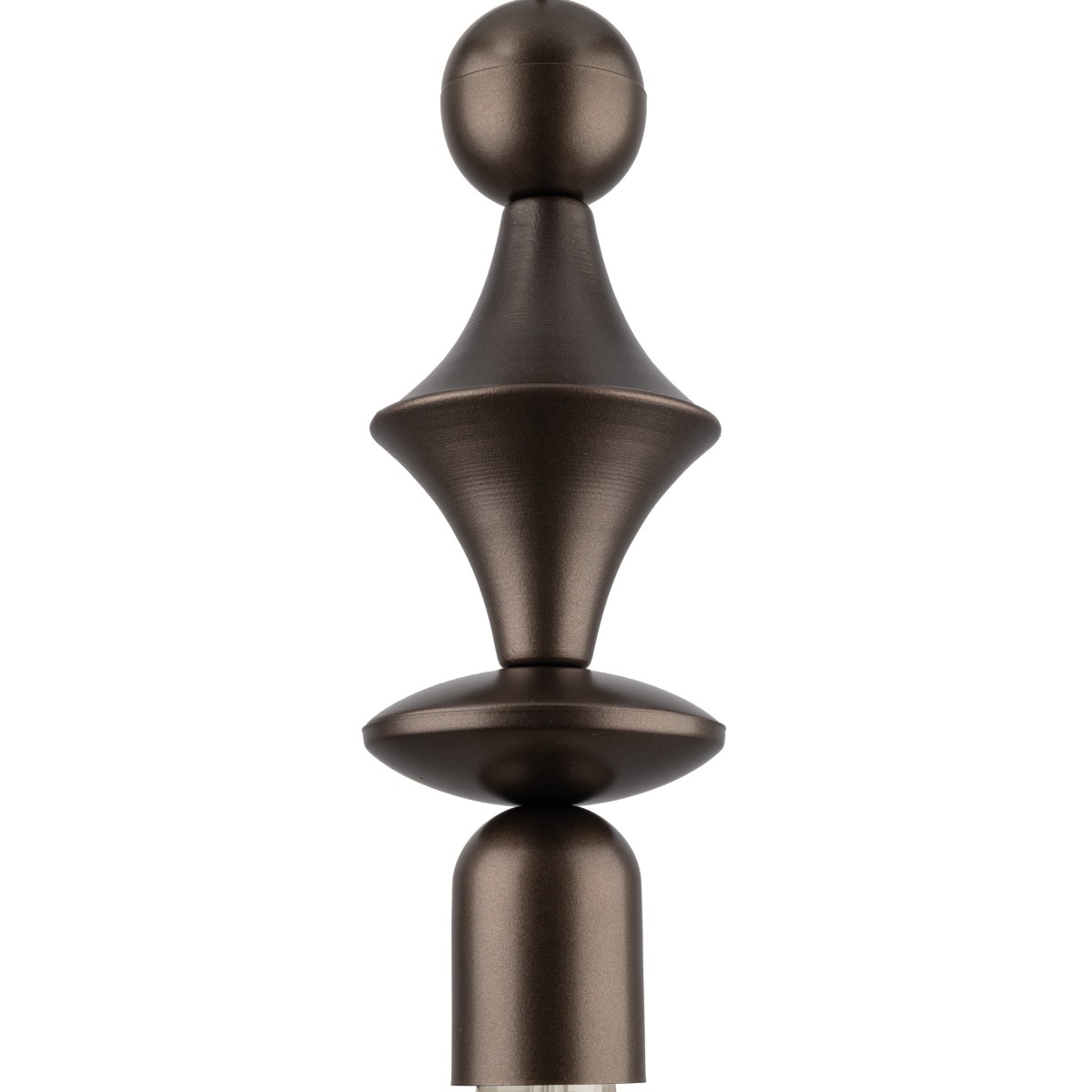 Lampa wisząca TK-Lighting TOWER TKL10703 kolor - brązowy styl Glamour