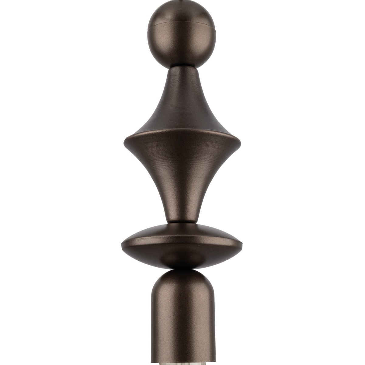 Lampa wisząca TK-Lighting TOWER TKL10703 kolor - brązowy styl Glamour