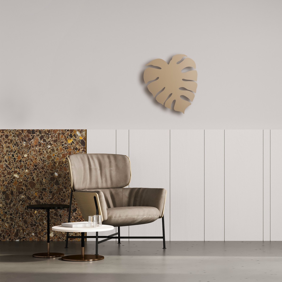 Lampa ścienna TK-Lighting MONSTERA TKL10627  Kinkiet kolor - sabia styl Glamour