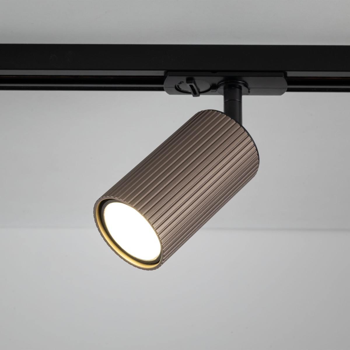 Systemy szynowe TK-Lighting TRACER TKL16145  Lampa sufitowa kolor - czarny - brązowy styl Nowoczesny