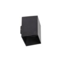 Kinkiet TK-Lighting CUBE TKL18182 kolor - czarny - transparentny styl Nowoczesny