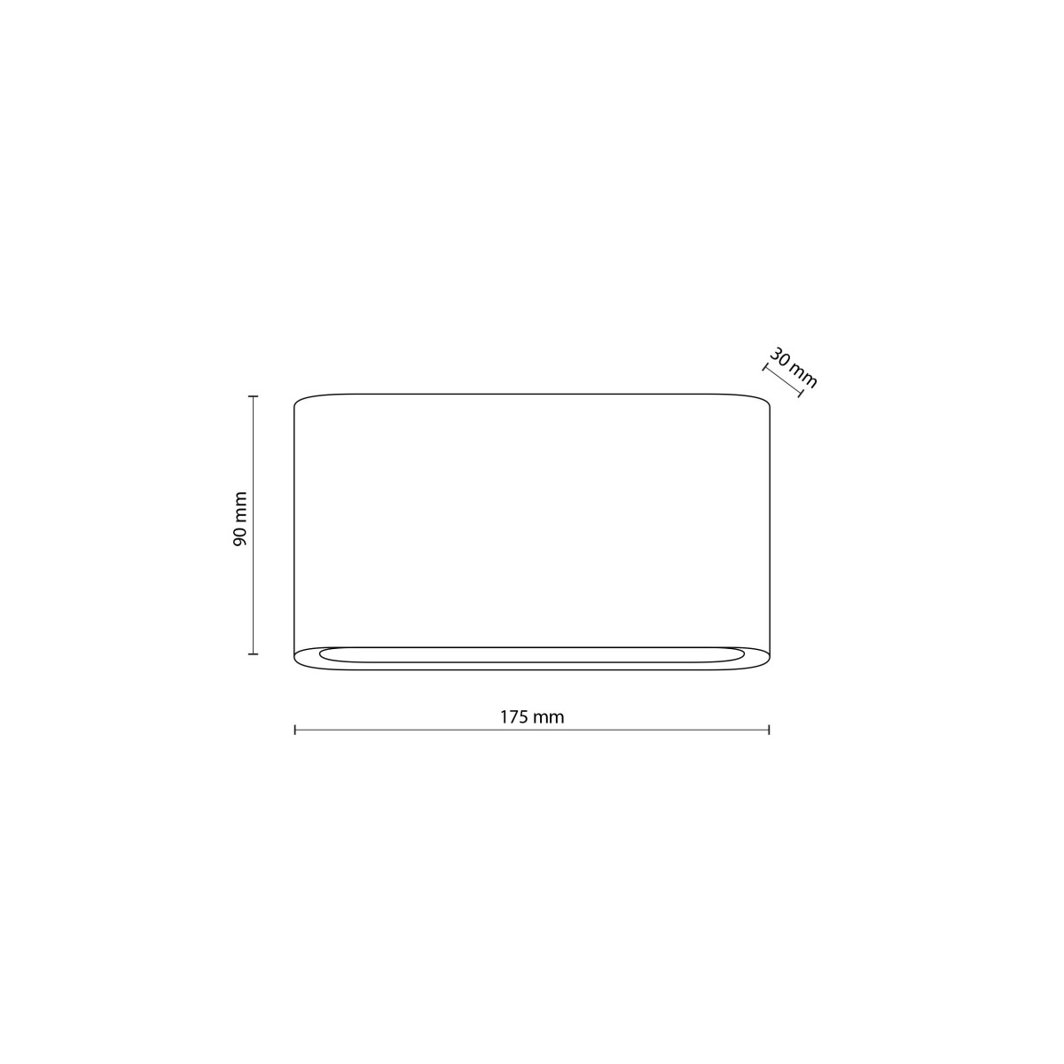 Kinkiet TK-Lighting ARWENA TKL18185 kolor - czarny - biały styl Nowoczesny