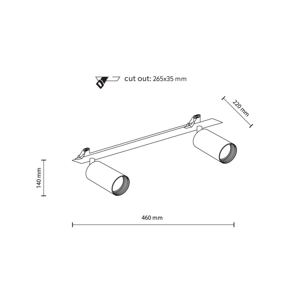 Lampa sufitowa TK-Lighting AMIS TKL10811  Lampa ścienna kolor - biały - Złoty styl Nowoczesny