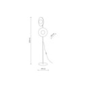 Lampa podłogowa TK-Lighting SLATE TKL16137 kolor - multikolor - biały styl