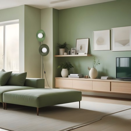 Lampa podłogowa TK-Lighting SLATE TKL16139 kolor - zielony - biały styl Nowoczesny