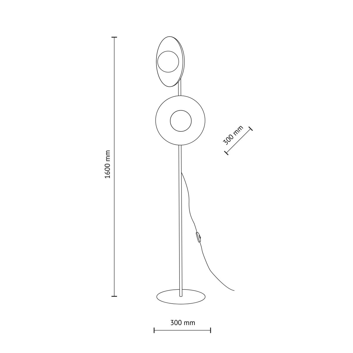 Lampa podłogowa TK-Lighting SLATE TKL16139 kolor - zielony - biały styl Nowoczesny