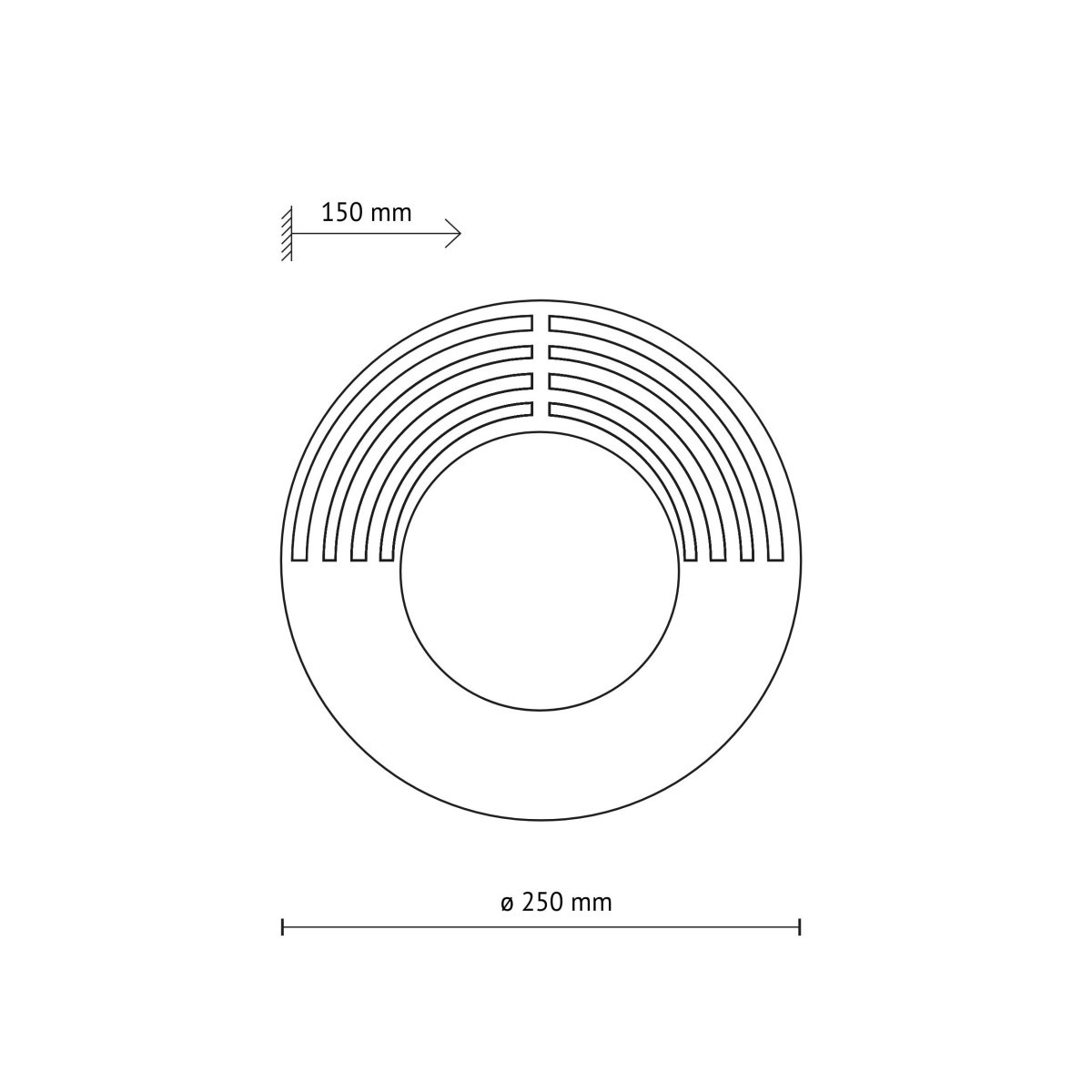 Lampa ścienna TK-Lighting LUNAR TKL11013  Kinkiet kolor - dąb - brązowy styl Nowoczesny  Glamour