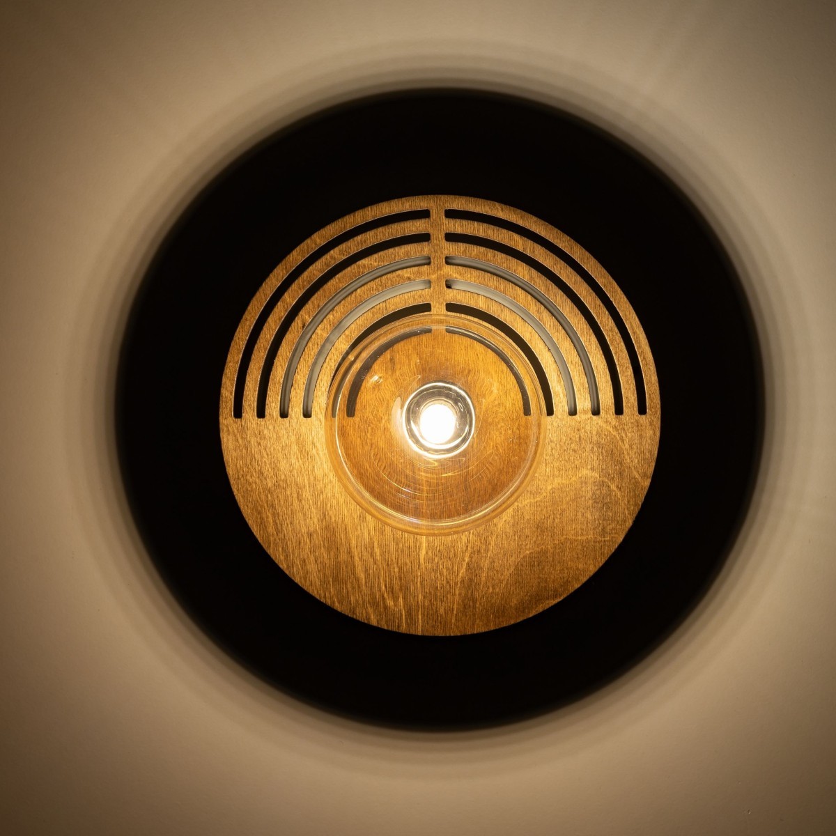 Kinkiet TK-Lighting LUNAR TKL11014 kolor - dąb - biały styl Nowoczesny  Glamour