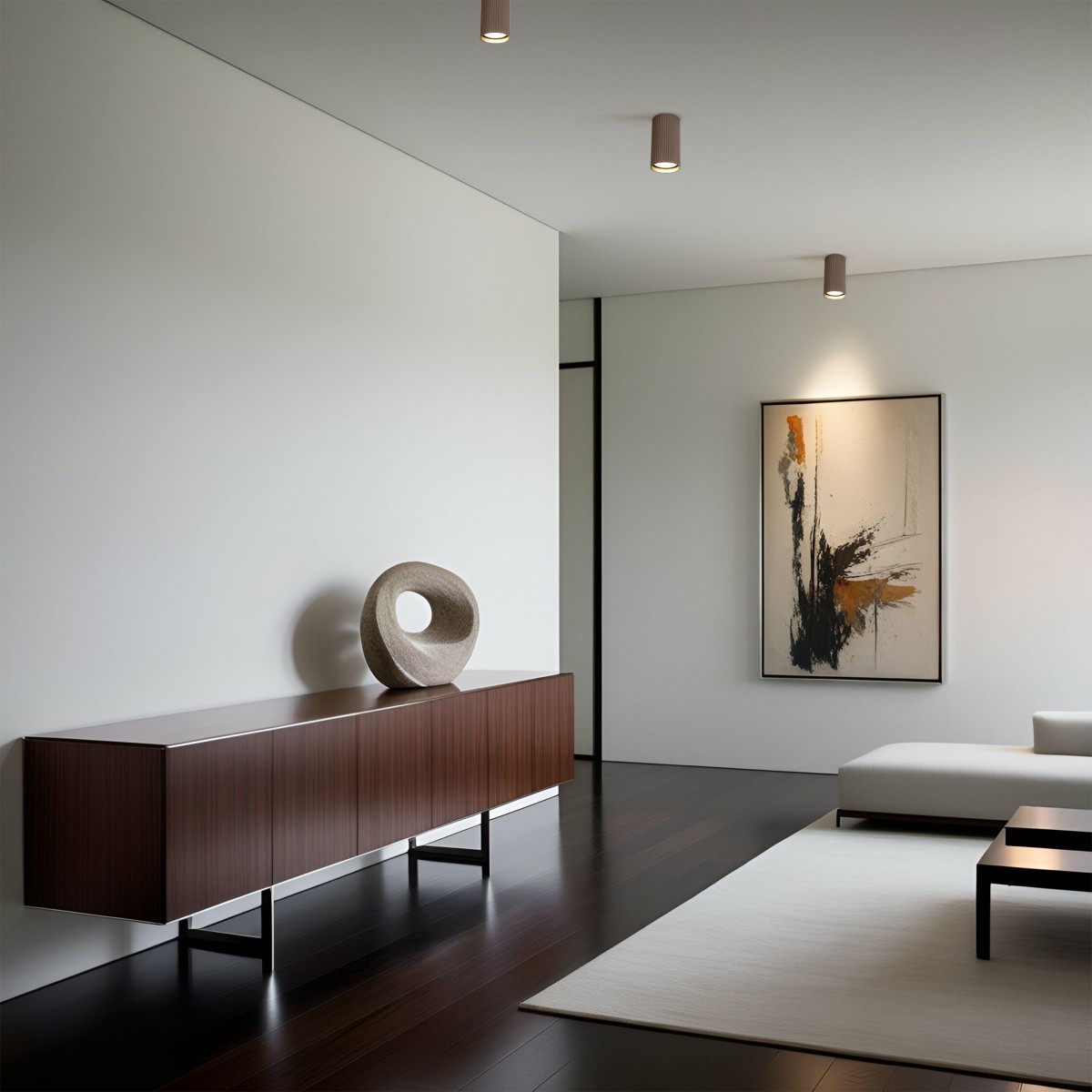 Lampa sufitowa TK-Lighting TUNE TKL11027 kolor - brązowy styl Nowoczesny