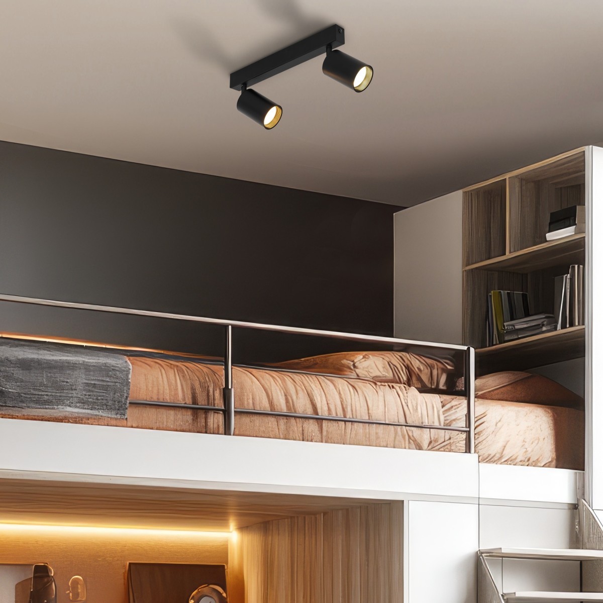 Lampa sufitowa TK-Lighting AMIS TKL10633  Lampa ścienna kolor - czarny - złoty styl Nowoczesny