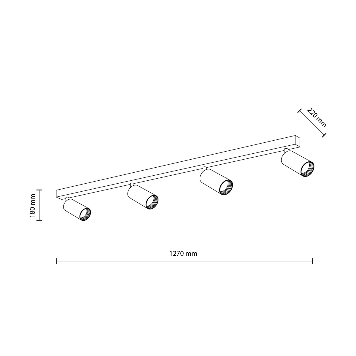 Lampa sufitowa TK-Lighting AMIS TKL10635  Lampa sufitowa kolor - czarny - złoty styl Nowoczesny