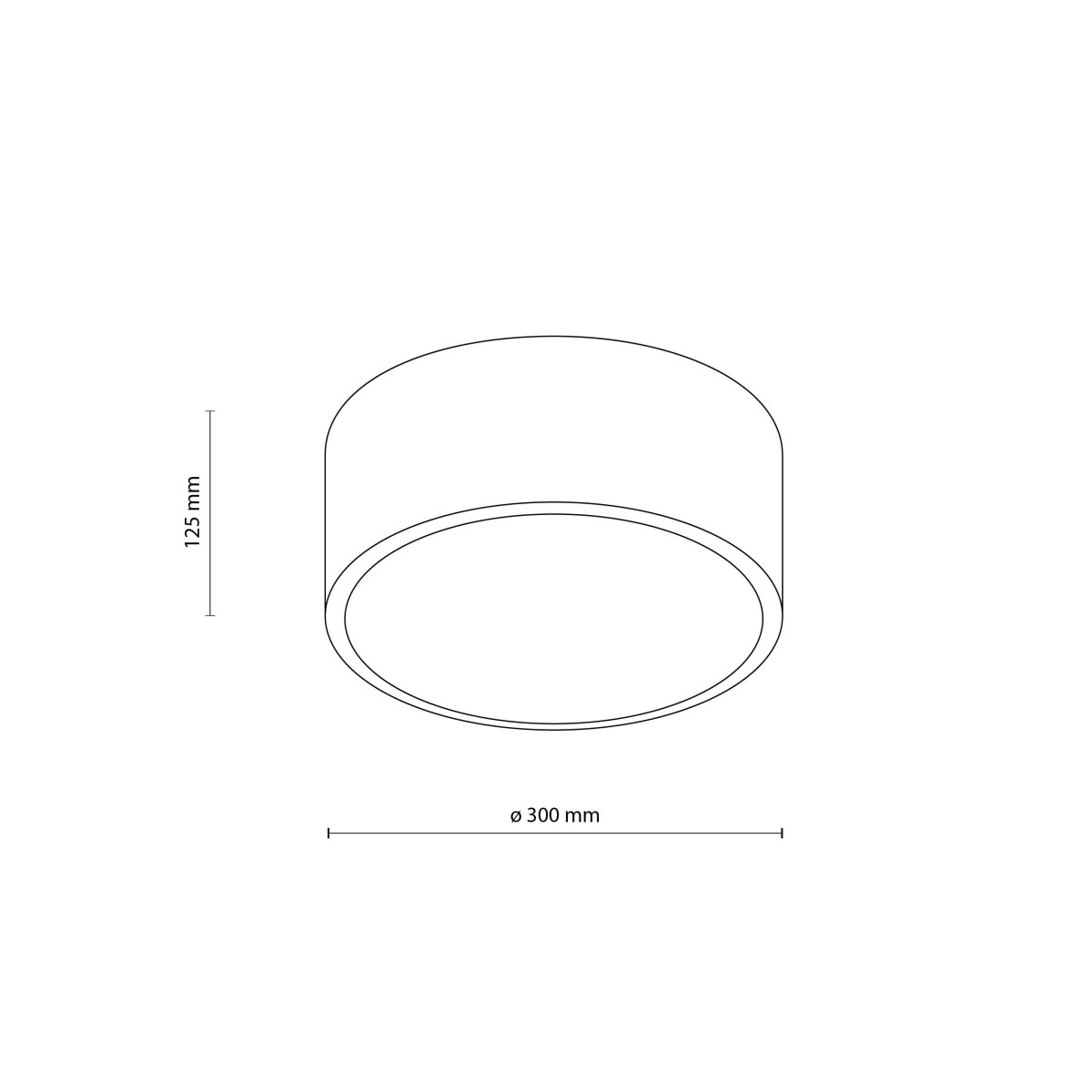 Lampa sufitowa TK-Lighting LIVO TKL10984  plafon kolor - biały - czarny styl Nowoczesny