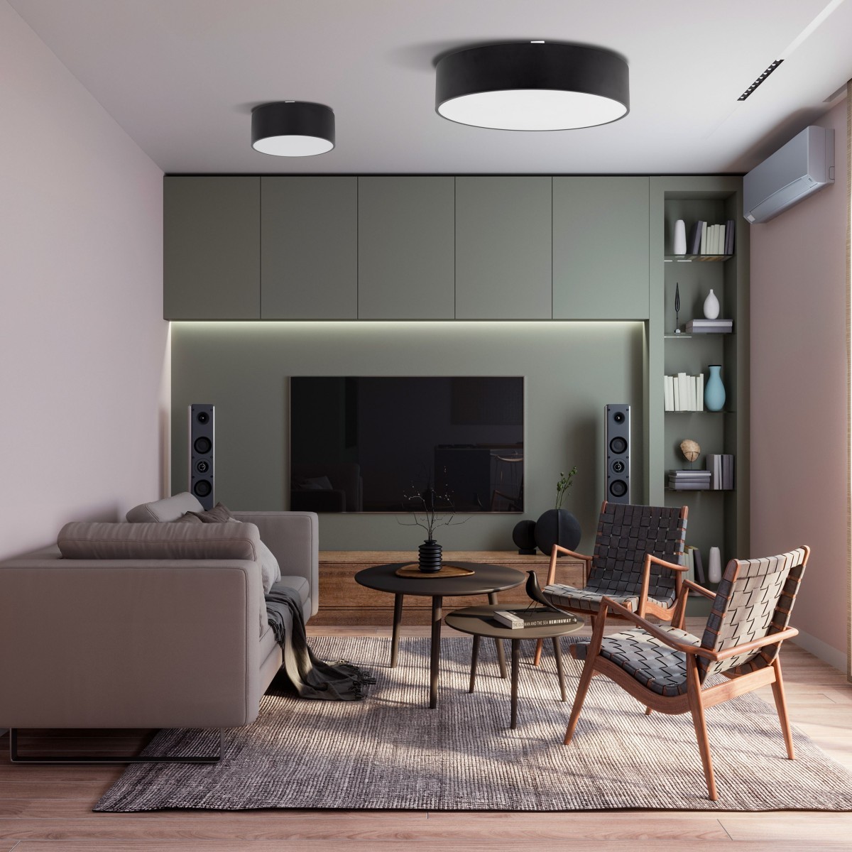 Lampa sufitowa TK-Lighting LIVO TKL10988 kolor - biały - czarny styl Nowoczesny